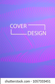 Minimal Covers Design. Simple Halftone Gradients Background. Future Cover Template. Magazine, Annual Report, Brochures, Flyers, Presentations, Leaflet. Vector Geometric Patterns. A4 size.