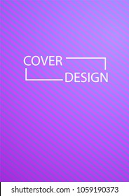 Minimal Covers Design. Simple Halftone Gradients Background. Future Cover Template. Brochures, Flyers, Presentations, Leaflet, Magazine, Annual Report Vector Illustration. A4 size.