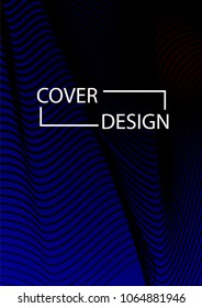 Minimal Covers Design. Simple Halftone Gradients Background. Future Cover Template. Brochures, Flyers, Presentations, Leaflet, Magazine, Annual Report Vector Illustration. A4 size.