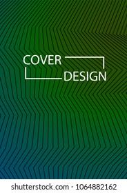 Minimal Covers Design. Simple Halftone Gradients Background. Future Cover Template. Brochures, Flyers, Presentations, Leaflet, Magazine, Annual Report Vector Illustration. A4 size.