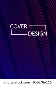 Minimal Covers Design. Simple Halftone Gradients Background. Future Cover Template. Brochures, Flyers, Presentations, Leaflet, Magazine, Annual Report Vector Geometric Patterns. A4 size.