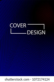 Minimal Covers Design. Simple Halftone Gradients Background. Future Cover Template. Brochures, Flyers, Presentations, Leaflet, Magazine, Annual Report Vector Illustration. A4 size.