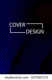 Minimal Covers Design. Simple Halftone Gradients Background. Future Cover Template. Magazine, Annual Report, Brochures, Flyers, Presentations, Leaflet. Vector Illustration. A4 size.
