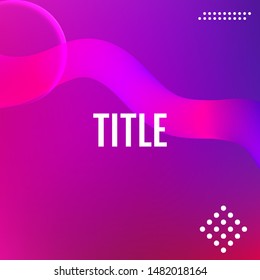 Minimal covers design. Template for the design of a website landing page or background.