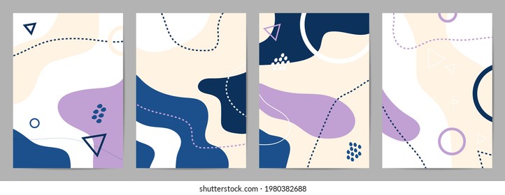 Diseño de cubiertas mínimas. Diseño de diseño para impresiones enmarcadas en la pared, afiche de lona, arte como postal o folleto.Ilustración vectorial.