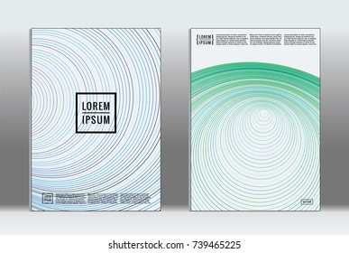 Minimal covers design. Vector abstract line pattern for poster design and book cover. Set of templates for business brochures. 2d prints for banner background. Annual album backdrop graphic pattern.