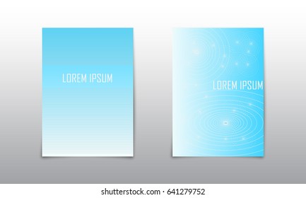 Minimal covers design. Vector illustration. Eps10.