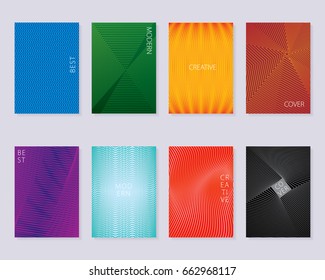 Minimal covers design. vector illustration