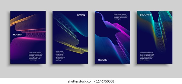 Minimal covers design. Vector modern design. Futuristic geometric shapes.