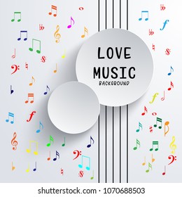Minimal covers design.Abstract music notes and Staff line background,G-clef and musical notation.symbols value.Music staff.Vector illustration for cover,Brochure,Poster,banner.flyer,