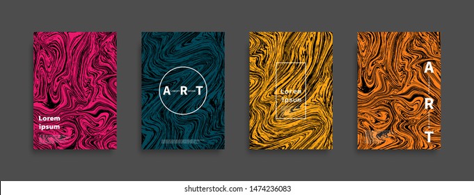 Minimal covers marble texture design.