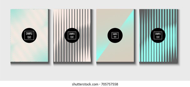 Minimal covers pearlescent template. Stripes, waves, zigzag in tender pink, grey, turquoise. Elegant noble ads poster background. Clean simple minimal covers design. Business futuristic linear pattern