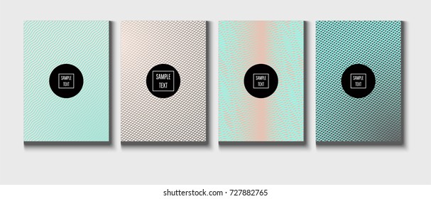 Minimal covers pearlescent template. Stripes, waves, zigzag in tender pink, grey, turquoise. Elegant noble ads poster background. Clean simple minimal covers design. Business futuristic linear pattern