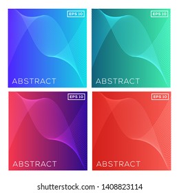 Minimal covers  posters design template. Trendy design template. placards, posters, flyers, presentations and banners. Abstract shapes with vibrant gradients. 