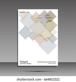 Minimal covers set. Future geometric design. Abstract 3d meshes. Eps10 vector