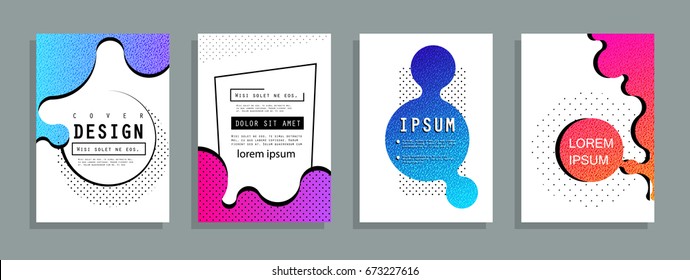 Minimal covers set. Future geometric design. Eps10 vector. Wallpaper,flyers, invitation, posters, brochure, voucher discount. Vector illustration template.