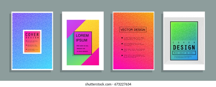 Minimal covers set. Future geometric design. Eps10 vector. Wallpaper,flyers, invitation, posters, brochure, voucher discount. Vector illustration template.