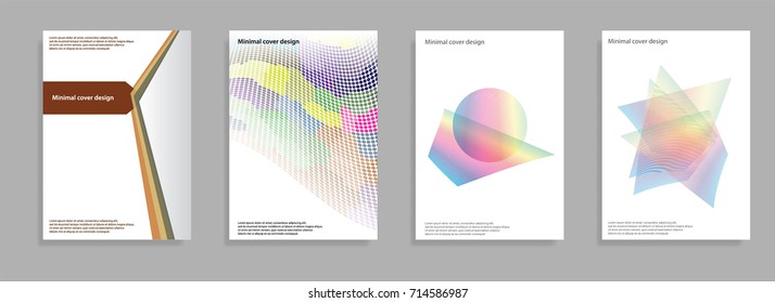 Minimal covers set. Future geometric design. Abstract 3d meshes. Eps10 vector