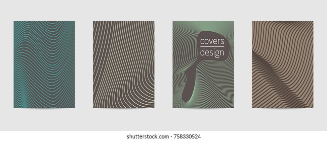 Minimal covers set. Poster template geometric design. Abstract  Backgroung Eps10 vector