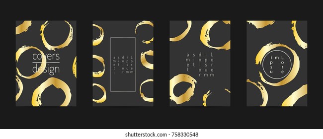 Minimal covers set. Poster template geometric design. Abstract  Backgroung Eps10 vector