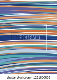 Minimal covers stripes design. Bright colors.  Vector.