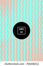 Minimal covers template. Vector stripes elegant female pattern. Futuristic modern noble rich poster background for ads. Trendy pink and turquoise geometric minimal covers. Business identity templates.