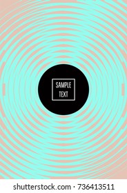 Minimal covers template. Vector stripes elegant female pattern. Futuristic modern noble rich poster background for ads. Trendy pink and turquoise geometric minimal covers. Business identity templates.