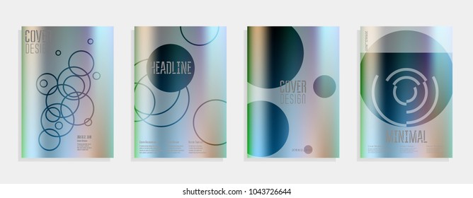Minimal covers texture. Future geometric design. Set of trendy template. Simple gradient background. Abstract hipster mesh pattern. Use for cover, book, decorated, brochure. Vector illustration.