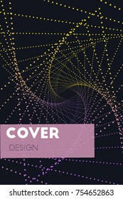 Minimal covers texture. Future geometric design. Trendy linear hipster template. Simple gradient background. Abstract halftone pattern. Use for cover, book, decorated, brochure. Vector illustration.