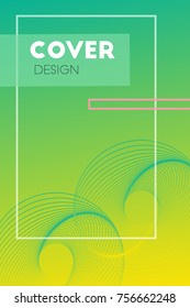 Minimal covers texture. Future geometric design. Trendy neon linear hipster template. Simple gradient background. Abstract halftone pattern. Use for cover, decorated, brochure. Vector illustration.