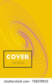 Minimal covers texture. Future geometric design. Trendy neon linear hipster template. Simple gradient background. Abstract halftone pattern. Use for cover, decorated, brochure. Vector illustration.