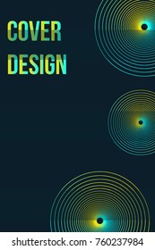 Minimal covers texture. Future geometric design. Trendy neon linear hipster template. Simple gradient background. Abstract halftone pattern. Use for cover, decorated, brochure. Vector illustration.