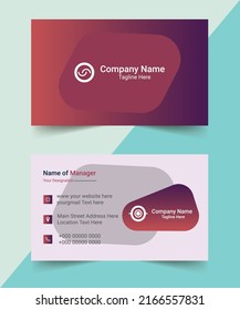 Minimal Creative Business Cards Template. These Modern Business Cards  templates are designed exclusively for companies, agencies, marketing, events, or any use.