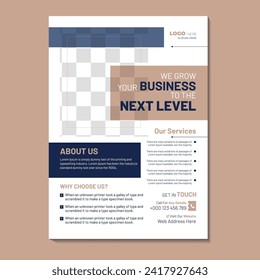 Minimal And Creative Business Flyer Design