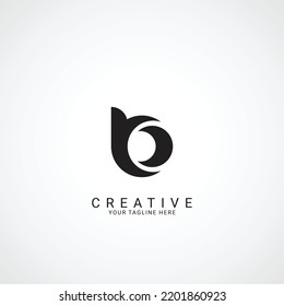 Minimal Creative Initial Based TB, BT logo. Letter TB, BT creative elegant Monogram with black color.