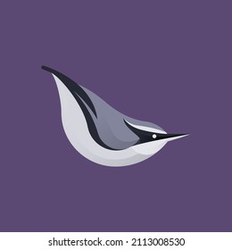 Minimal Creative line art logo of Bird, Abstract Bird logo