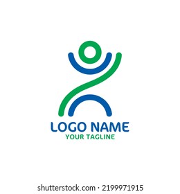 Minimal, Creative Modern, Yoga, Beauty, Care Logo Icon Vector Illustration