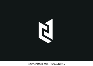 Minimal creative unique style letter CJ, JC logo, monogram line art design template.