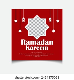 Minimal creative upcoming Ramadan social media post design in 2024, ramadan post design, holy thirty ramadan day, ramadan mubarak kareem