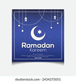 Minimal creative upcoming Ramadan social media post design in 2024, ramadan post design, holy thirty ramadan day, ramadan mubarak kareem