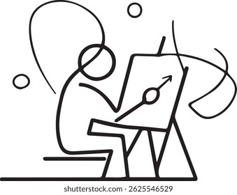 Um design criativo vetorial mínimo.	