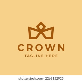 Diseño de logotipo de la corona mínimo para su empresa