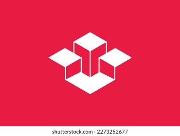 minimal cube graph logomark symbol