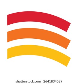 Minimal Curved Banners Using Bauhaus Color Theory