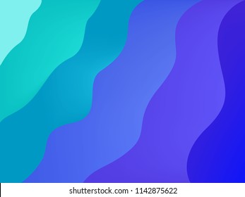 Minimal curvy background. Dynamic shapes. Eps10 vector.