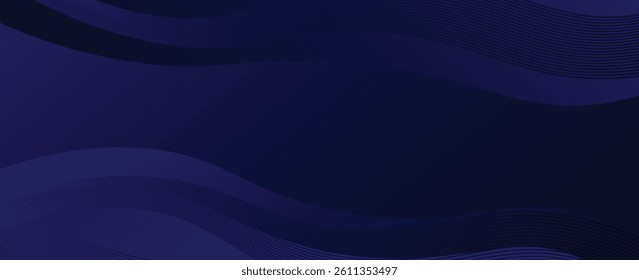 Minimal dark blue gradient background. Vector illustration	