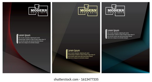 Minimal dark covers set. Future geometric design. Abstract 3d meshes. 