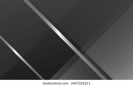 Minimal dark geometric background. Dynamic shapes composition. Vector illustration