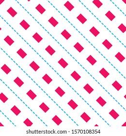 Minimal dashed lines vector seamless pattern, abstract background. Simple geometric design. Seamless lines vector minimalistic pattern, abstract background. Simple geometric design.