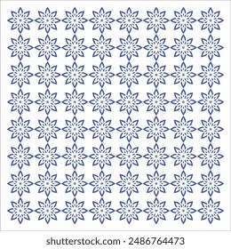 Minimal decorative star seamless pattern design